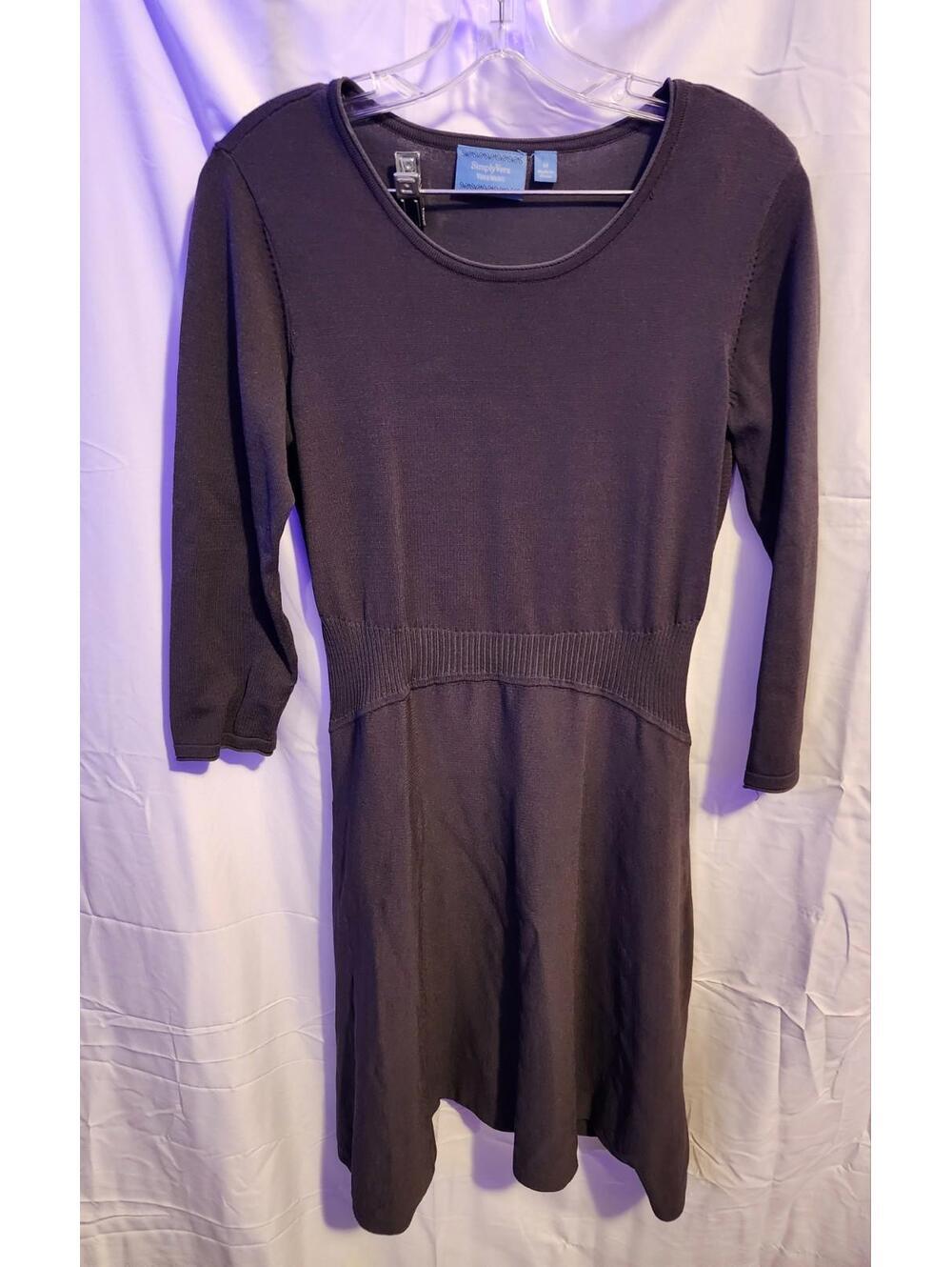 Simply Vera. Very Wang Bradley Grey Dress. Womens Size XL Excellent Condition